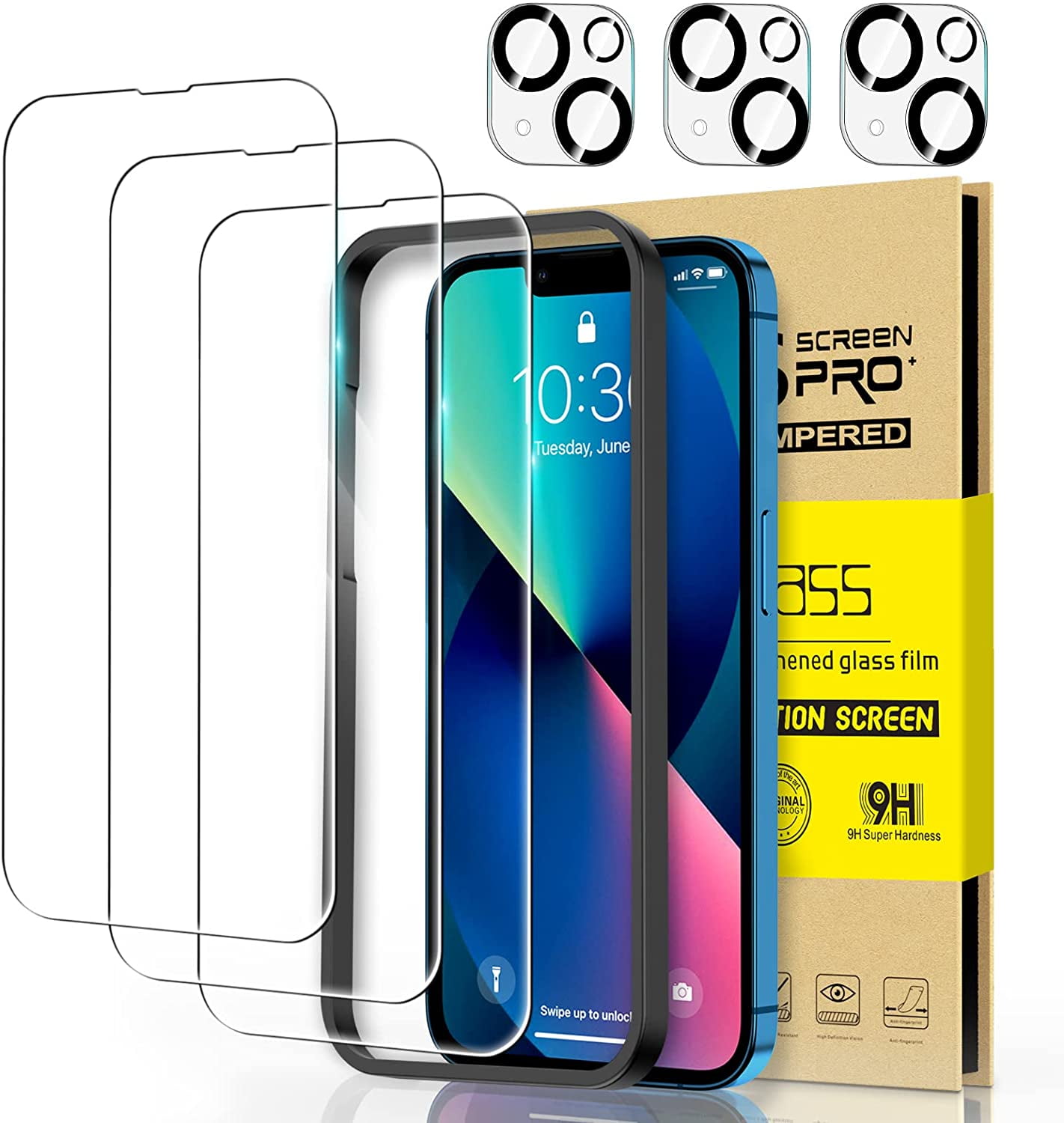 Screen ProtectorTempered Glass Sparin 2 Pack Google Pixel 3a XL Only 
