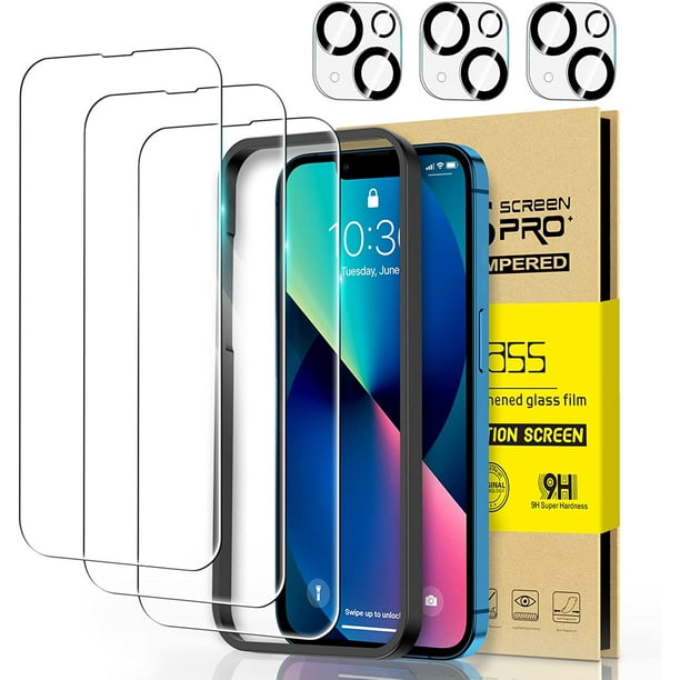 Blahhey 3 Pack Compatible with iPhone 13 Screen Protector+iPhone 13