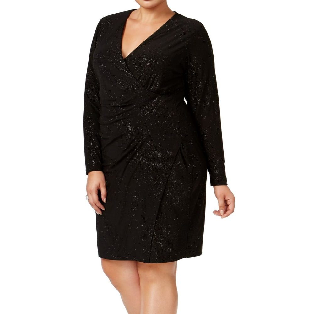 calvin klein ruched gown