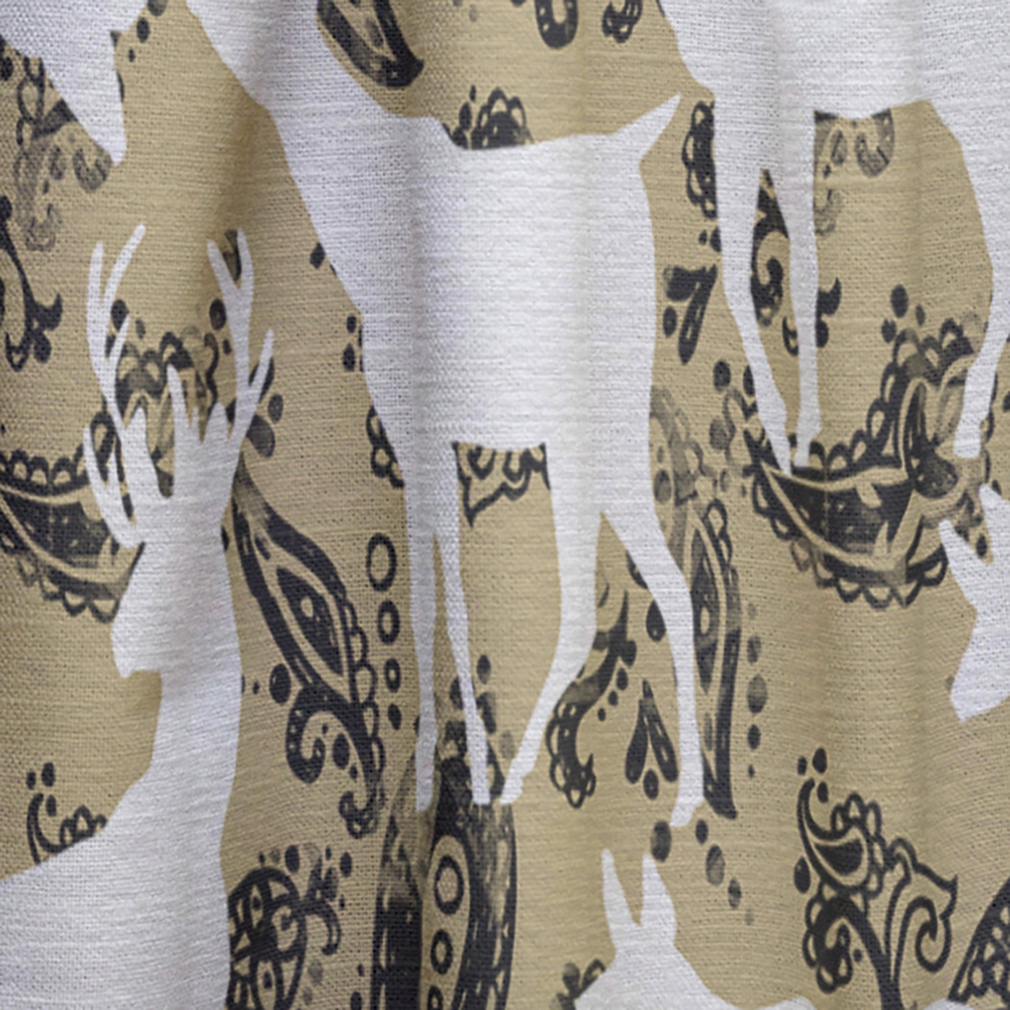 Designart 'Animals Wild Pattern' Animals Curtain Panel