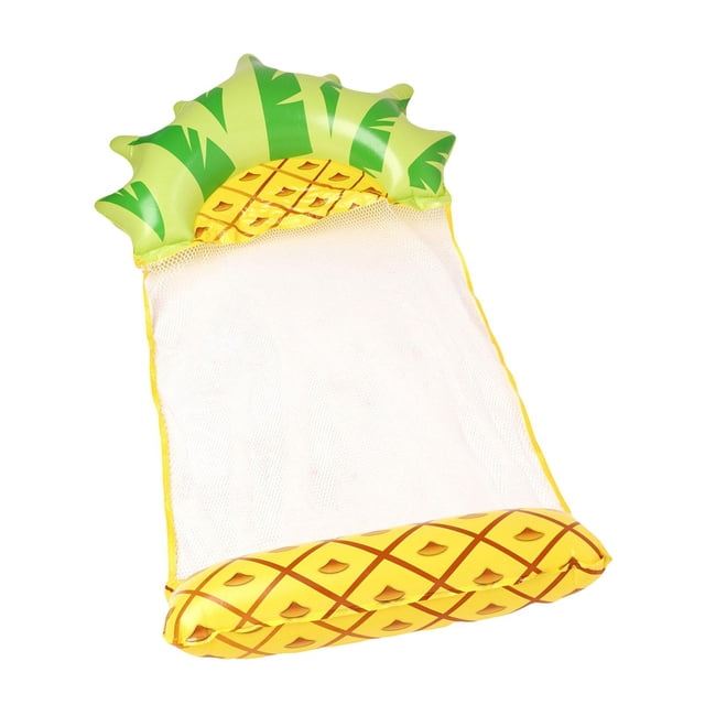 S SERENABLE Pool Hammock Float Inflatable Hammock for Vacation Swimming Pool Accessories Pineapple