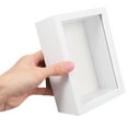 thumbnail image 2 of WRITWAA Small Display Box White Display Frame Rustic Tabletop Display for Memory Keepsakes 1Pack, 2 of 7
