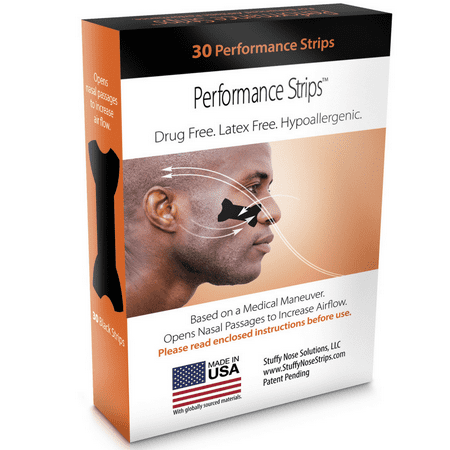 Stuffy Nose Solutions Performance Strips 30 ea