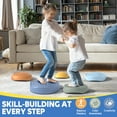 thumbnail image 3 of Balance Stepping Stones for Kids 5pcs Non-Slip River Stones, Indoor and Outdoor Toys Lawn Games for Toddler Ages 18 mouth 2 3 4 5+, 3 of 9