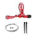 thumbnail image 2 of DYNWAVECA Dropper Post Lever Adjustable Control Remote Accessory Mechanical Seatpost Remote Lever Shifter with Cable for Riding red 22.2mm, 2 of 10