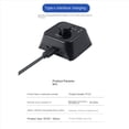 thumbnail image 5 of 3X Inalámbrico Page Turner Pedal Recargable Interruptor de Pie Inalámbrico para Tablet Smartphone Electronic Music Scores e-Books Negro, 5 of 5