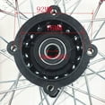 thumbnail image 3 of 1.60-10inch Front 1.60-10 inch Rear Rims Aluminum Alloy Wheel Rims Black Hub for CRF50 XR50 70 Apollo SDG 50cc 110 125cc, 3 of 6