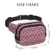 thumbnail image 4 of Balery Hearts And Lines Mochila Cinturón para Mujeres y Hombres, Bolsa de Cintura Impermeable de Doble Capa con Correa, 4 of 9