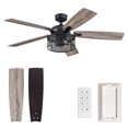 thumbnail image 1 of Honeywell Carnegie Ceiling Fan, Quiet Motor and Remote Control, 52", Matte Black, 1 of 10
