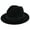 Black, variant on Company Wool Felt Fedora with Grosgrain Bow Hatband (Men)