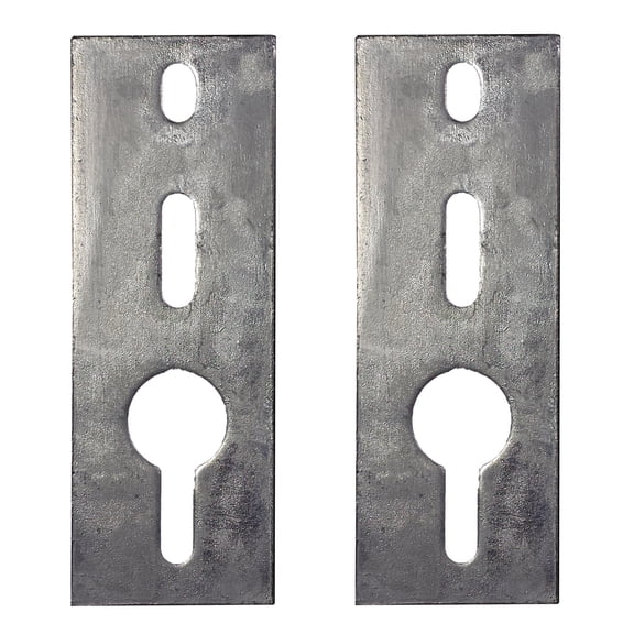 Multinautic 10 in. W x 3 1/2 in. H x 1/4 in. Thick HD Dock Anchor Chain Retainer Plate (2-Pack)
