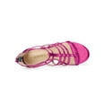 thumbnail image 4 of BLISSFUL STEP Women's Shoes Strappy Roman Block Heel Sandals Hot Pink 8.5, 4 of 8