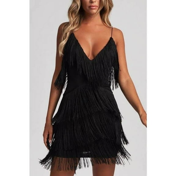Fringe tassel dress
