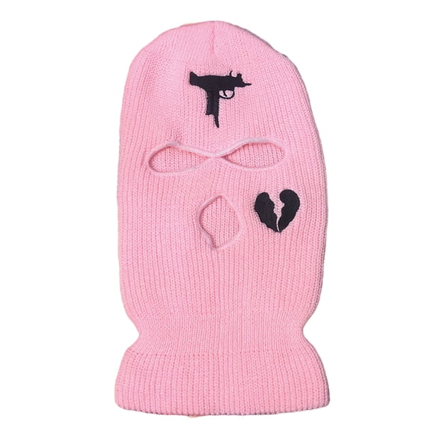 Cubierta De Cara Tejida Para Clima Frío, Resistente Al Viento, Transpirable, Para Esquí, Para Hombres Y Mujeres, Ciclismo Y Correr 3 Agujeros, seitruly HA046875-13