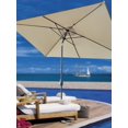 thumbnail image 4 of ZOUSSIQI Rectangle Umbrella Cover Replacement, Umbrella Replacement Canopy, Double Top Umbrella Replacement Cover, Waterproof Parasol Umbrella Canopy for 9.8ft X 6.5 Ft 6 Ribs Umbrella CA919-9208, 4 of 9