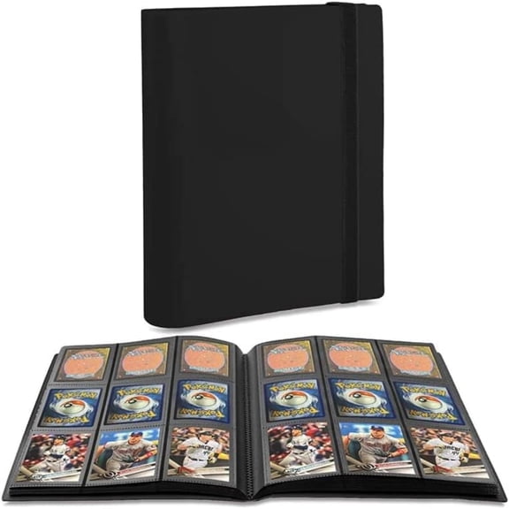 9-Pocket Trading Card Binder, Double-Sided Card Album with 20 Sleeves, Holds Up to 360 Cards, Portable Card Organizer for Sports Game Collectible Cards