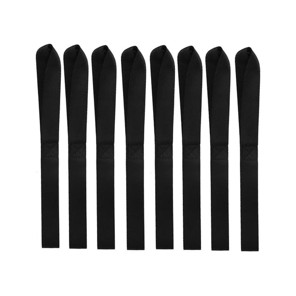 8Pcs Motorcycle Nylon Soft Loop Tie-Down Straps - 13x1 Inch, 49N Tensile Strength for ATV, UTV, and Motorbike Accessories ,Easy to Install