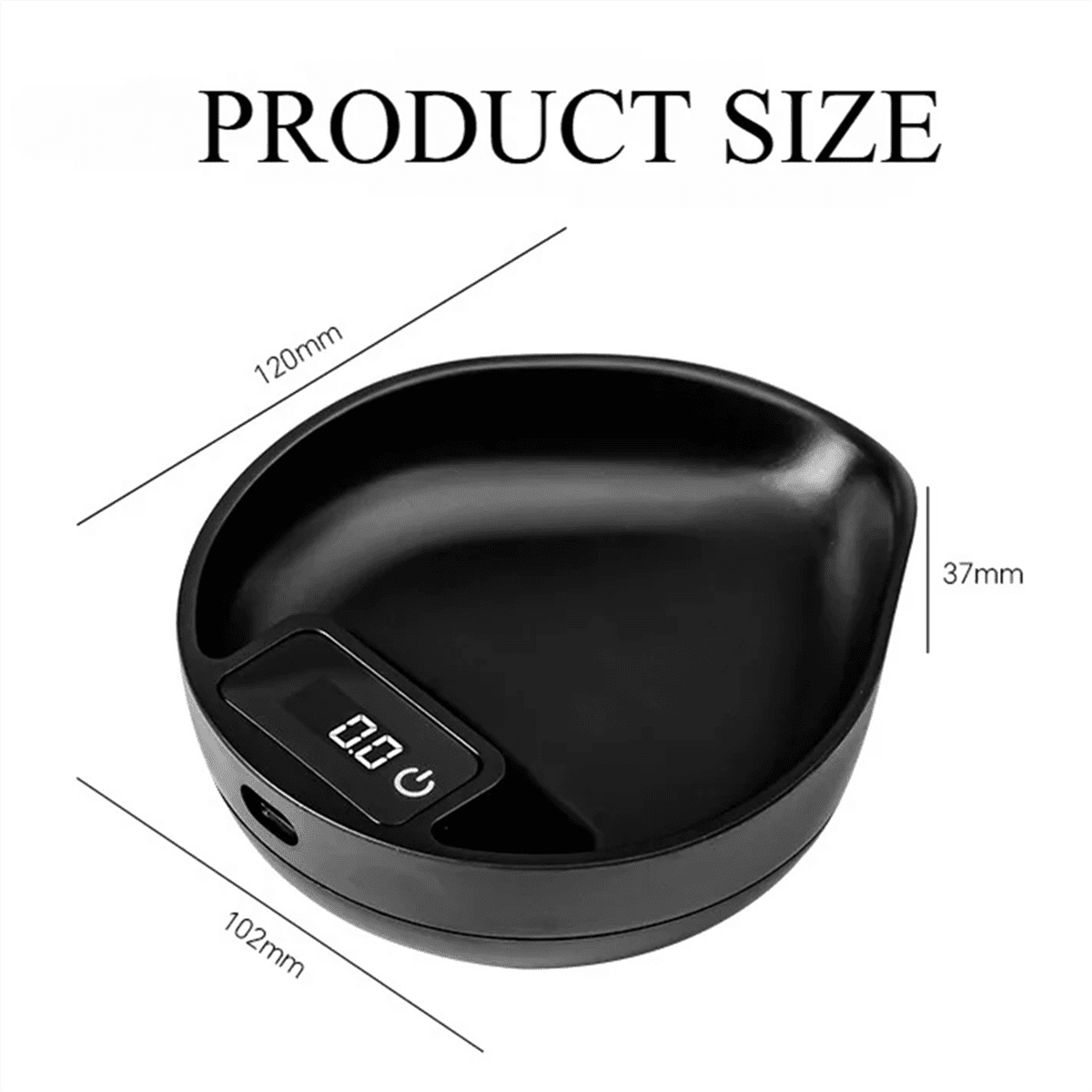 Mini Coffee Electronic Scale Espresso Weighing Display Tray