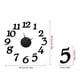 thumbnail image 2 of Reloj de pared Billuyoard 3D calcomanía espejo Negro, 2 of 5