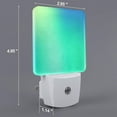 thumbnail image 2 of Fuzoiu blue green colors Print Dusk to Dawn LED Night Light with Light Sensor, Energy-Efficient Touch-Safe Night Lamp for Home, Office, and Kids' Rooms-UK, 2 of 7