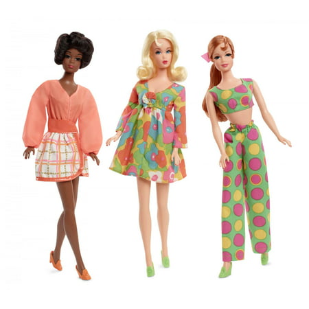 Barbie Mod Friends Gift Set with 3 Dolls in Retro