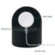 thumbnail image 4 of Soporte de cargador de silicona para Apple Watch Series 4, 3, 2/1, 44mm, 42mm, 40mm, 38mm, Cable de carga, 4 of 5