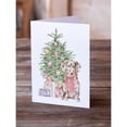 thumbnail image 2 of Carolines Treasures CK8204GCA7P Dachshund Chocolate Piebald Dapple  Christmas Presents and Tree Greeting Cards and, 2 of 3