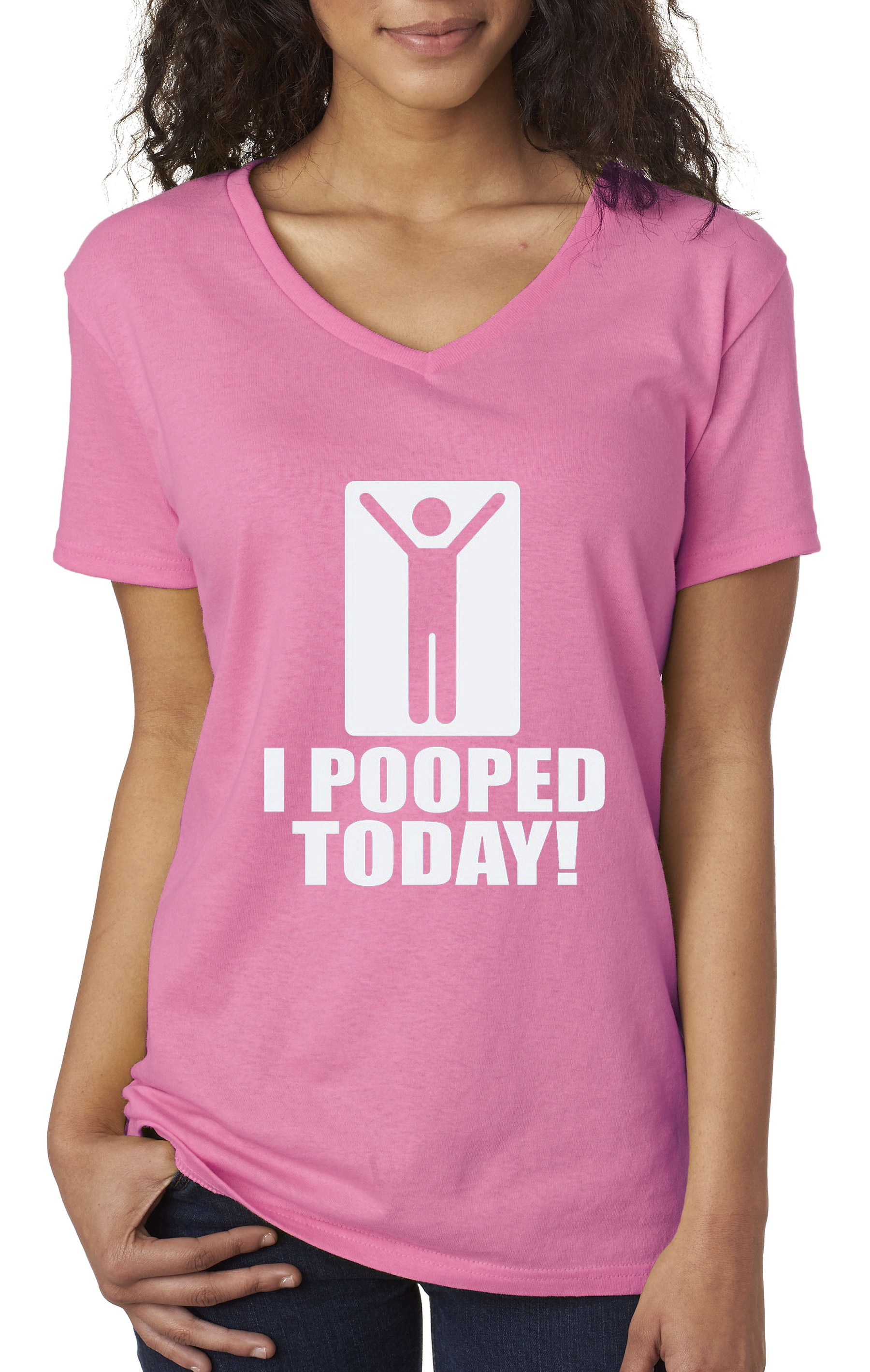 Pooped Today Funny Stick Figure Humor 