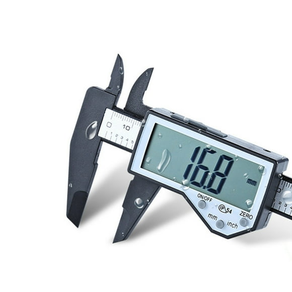 TFixol Electronic Caliper 0-150mm Digital Display Vernier Large Screen IP54 Waterproof Plastic Caliper for Antique Measuring