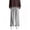 White, variant on Men's Textured Grid Wide Leg Pants Big & Tall Elastic Drawstring Waist Casual Streetwear Trousers