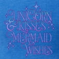 thumbnail image 3 of CafePress - UNICORN KISSES And MERMAID WISHES T Shirt - Womens Football Shirt, 3 of 4
