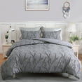 thumbnail image 2 of Danolaps Boho Duvet Cover Set,3 Pieces Embroidery Shabby Chic Duvet Cover with Zipper Closure White Duvet Cover Soft Washed Microfiber Duvet Cover, 2 of 9