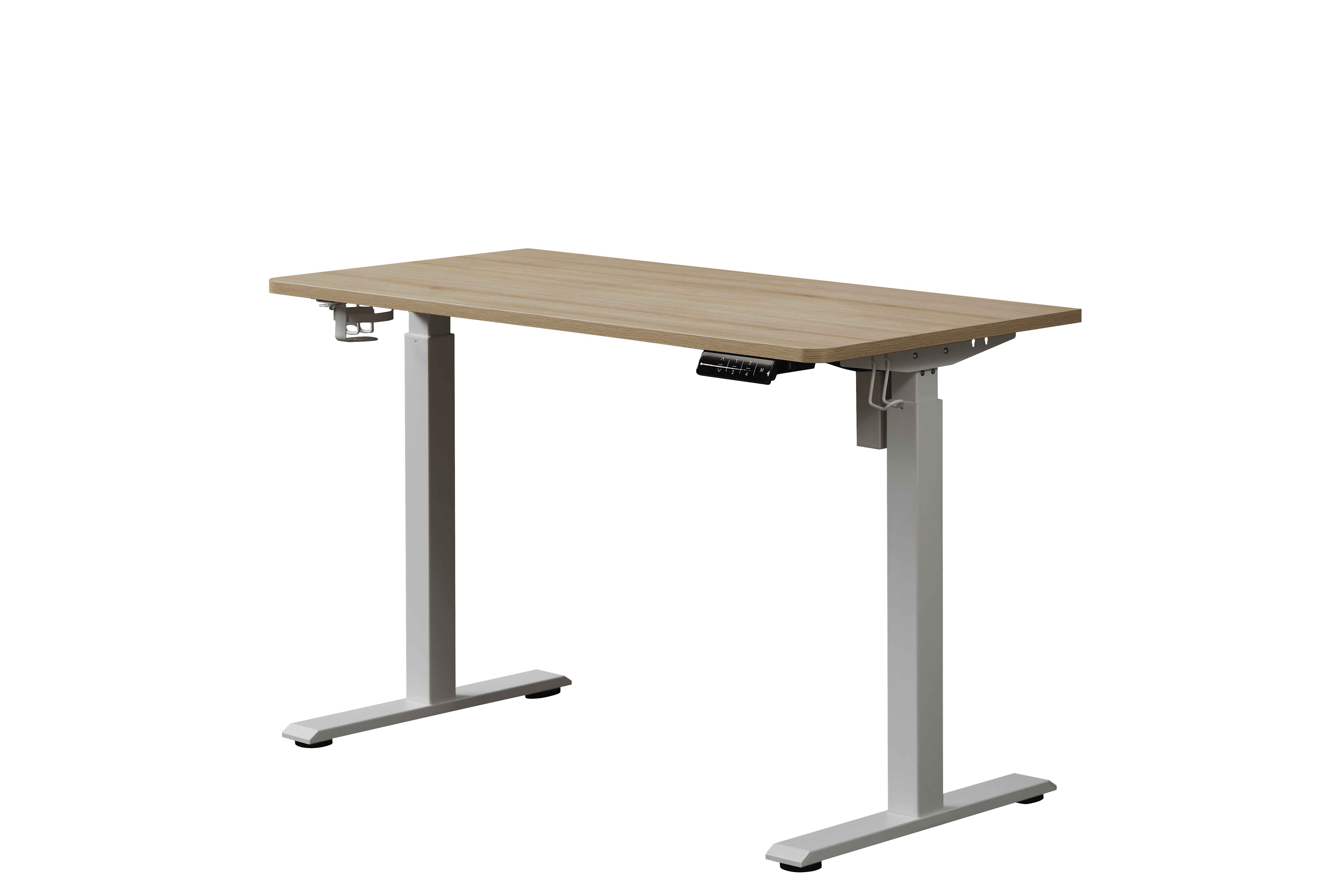 KOWO 48" K304 Electric Height Adjustable Standing Desk, Natural/White