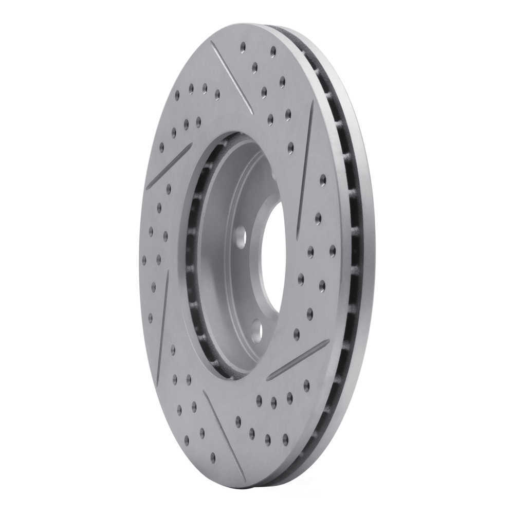 Dynamic Friction Company 830-32011L DFC Geoperformance Rotor - Drilled and Slotted