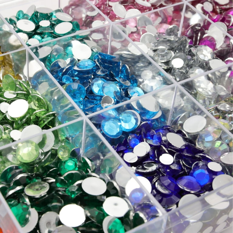 6 Pack: Round Gems Value Pack by Creatology, Size: 11.42 x 6.89 x 1.77, Assorted