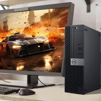 Dell Inspiron 5676 Gaming Desktop, Ryzen 7, 16GB, 1TB HD, 256GB