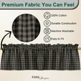 thumbnail image 2 of Park Designs Sturbridge Black Valance 14''L, 2 of 6