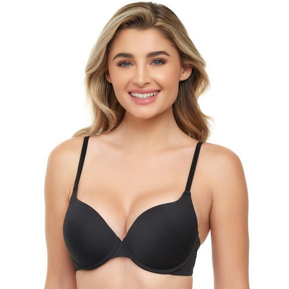 No Boundaries Women's Everyday Push Up Bra, Sizes 32A-38D