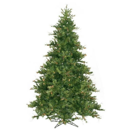 Country Pine Christmas Tree - Vickerman 9' Mixed Country Pine Artificial Christmas Tree, Unlit