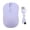 Purple, variant on Rupoun Dual Mode Wireless Bluetooth Mouse, 3 Adjustable DPI Silent Rechargeable Computer Mice for Laptop Notebook PC Tablet Mac iPad (Purple / 4.3 inches / 11.0 cm)