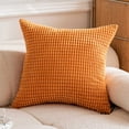 thumbnail image 1 of Spring Set Of 2 Corduroy Striped Cushion Covers 24x24 Inch Throw Pillow Covers For Living Room 24x24 In 2 Pack, 1 of 9