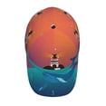 thumbnail image 5 of Lsque Lighthouse and Whale Baseball Cap Trucker Low Profile Hat Golf Dad Hat Adjustable Original Classic Unconstructed Plain Cap Men Women, 5 of 9