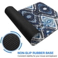 thumbnail image 6 of Long Mouse Pads for Desk,Blue Ethnic Geometric Pattern Desk Mats on Top Of Desks, Desk Mouse Pad Extra Large with 3mm Non-Slip Base and Stitched Edge for Gaming,Office,Work,Home 31.5"x11.8", 6 of 6
