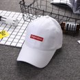 thumbnail image 1 of Gorra De Béisbol Nike Moda Hombres Y Mujeres Doblado Aleros Pareja Ajustable Hip Hop Sombrero k7SF, 1 of 4