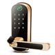 thumbnail image 1 of Cerradura de Puerta Inteligente con Huella Dactilar, Wifi, Tuya, Control Remoto por Aplicación, Sin Llave, Wifi, Pantalla Táctil Digital, NFC, IP67, Color Dorado., 1 of 5