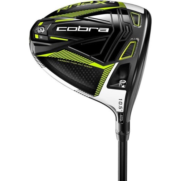 Cobra Golf 2021 Men's Radspeed XB Driver Gloss Black-Turbo Yellow