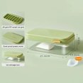 thumbnail image 2 of DEKAXID Molde para cubitos de hielo reutilizable, bandeja para cubitos de hielo fáciles de liberar, con caja de almacenamiento para refrigerar cócteles y whisky, 2 of 6