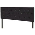 thumbnail image 5 of Home Design Concetta Full Tufted Upholstered Adjustable Headboard, Black, Velvet with Diamond Button Tufting, Modern Bedroom Furniture, 5 of 5