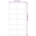 thumbnail image 2 of vidaXL Sliding Door ESG Glass and Aluminum 40.2"x80.7" Black, 2 of 5