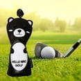 thumbnail image 3 of koolsoo Housse de Protection pour Tête de Golf, Housse de Tête de Club de Golf, Ours Mignon, Cuir PU Doux, 3 of 9